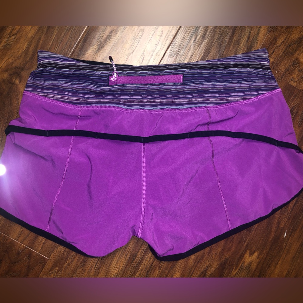Lululemon purple shorts. Size 0-2.